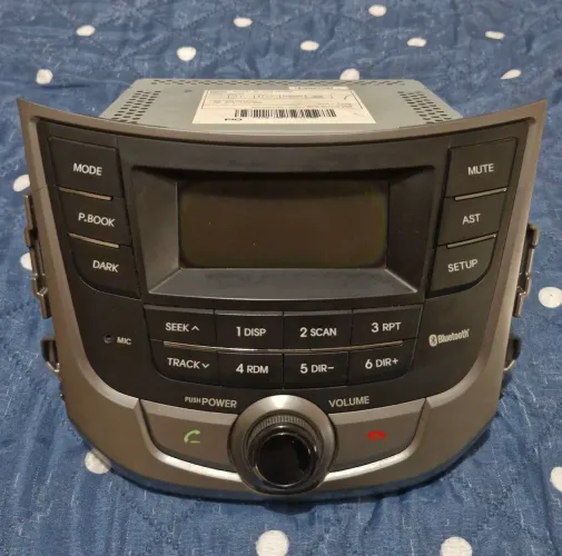 Rádio Som Bluetooth USB Hyundai Hb20 2015 Original.