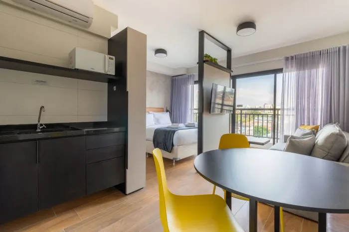 Apartamento com 1 Quarto para alugar, 24m² - Jardim São Paulo