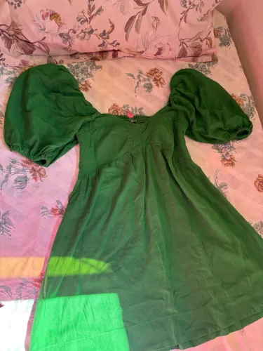 Vestido manga bufante Farm 