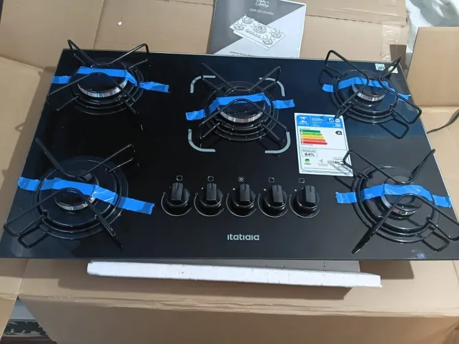 Fogão Cooktop Itatiaia 5 bocas 220v Elétrico