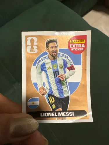 Figurinha do Messi bronze