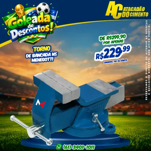 Torno de Bancada N5 Menegotti