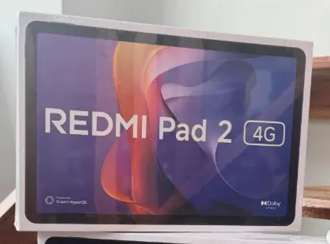 Tablet Xiaomi Redmi Pad 2 4G (Entrada para chip) 11" 4GB de RAM, 128GB interno!!!