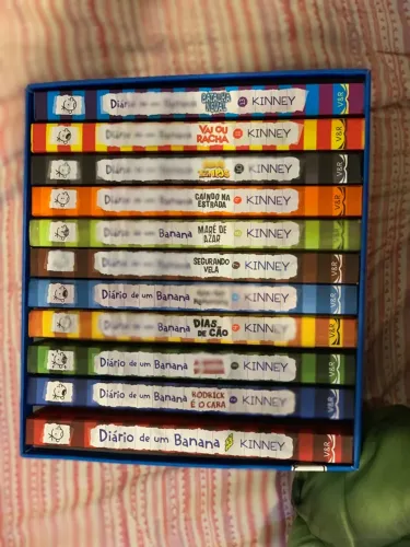 Box 12 livros diário de um banana