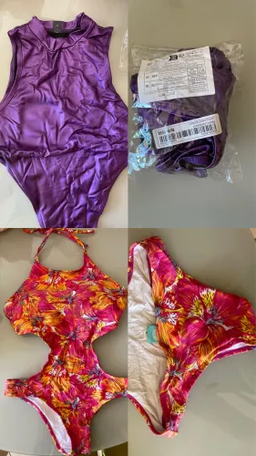 Maiô P + Body G novo 
