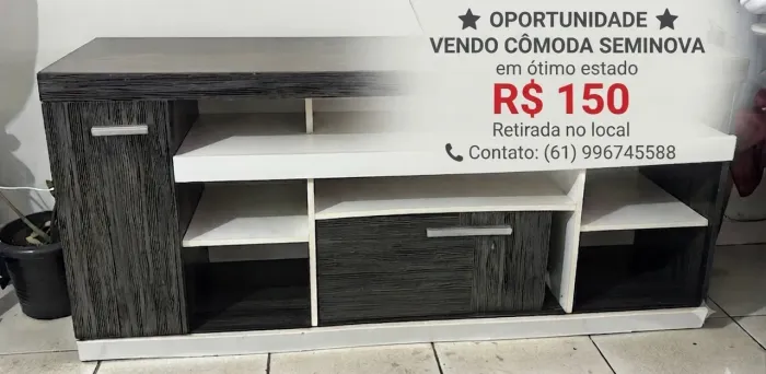 Vendo estante semi nova