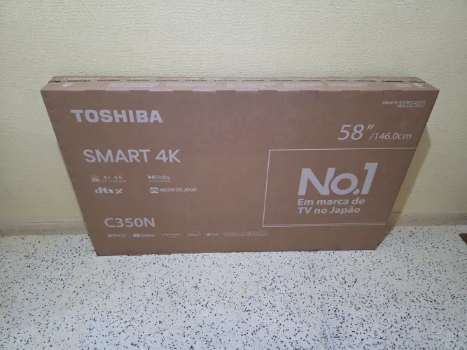 Smart TV Toshiba 58 DLED 4k Nova, Nf