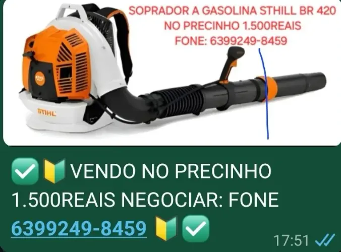 SOPRADOR STHILL BR 420 SEMI-NOVO