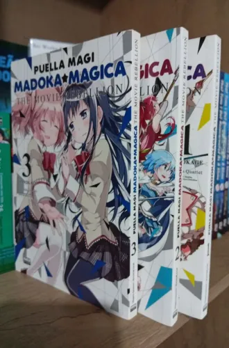 Kit Madoka Magica: The Movie Rebellion - Vol. 1 ao 3