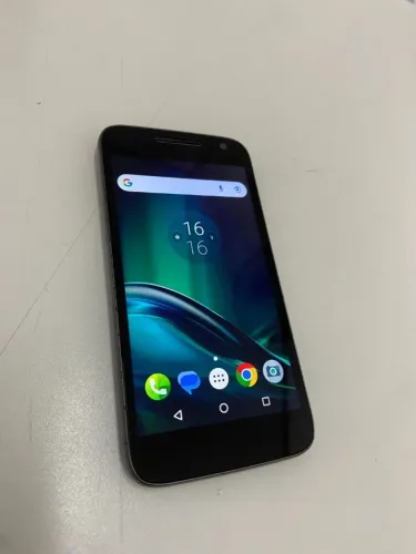 Moto gplay bateria viciada troco 