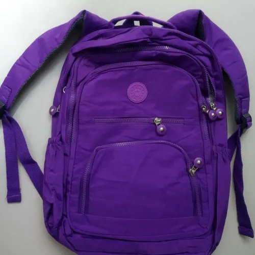Mochila grande nova impermeável importada roxa 