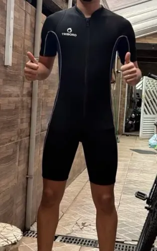 Roupa de borracha G até 65kg