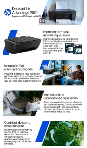 Impressora HP DeskJet Ink Advantage