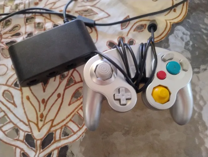 Controle Gamcube + Adaptador