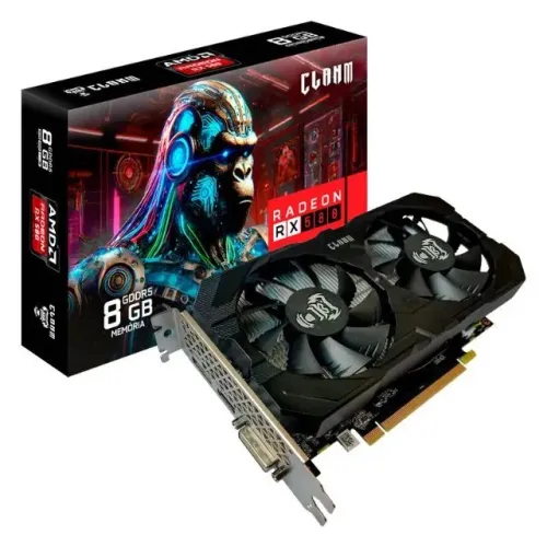 PLACA DE VIDEO AMD RX580 - 8GB DDR5 - 256BIT - PROMOÇÃO 