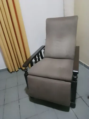 Cadeira do vovô de lixo
