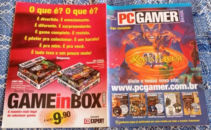 Revista PC Gamer King's Quest VII The Princeless Bride N° 39 ( Sem CD )