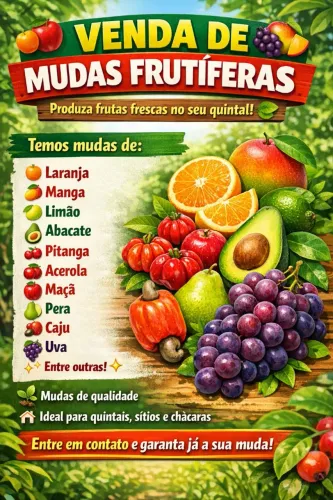 Muda de nativas e reflorestamento 