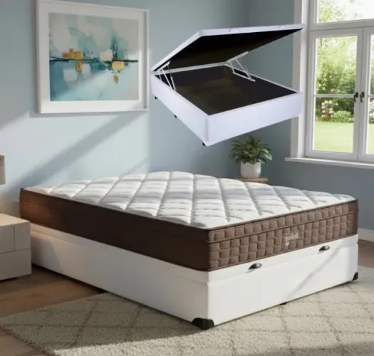 Conjunto Casal Orto Baú Branco