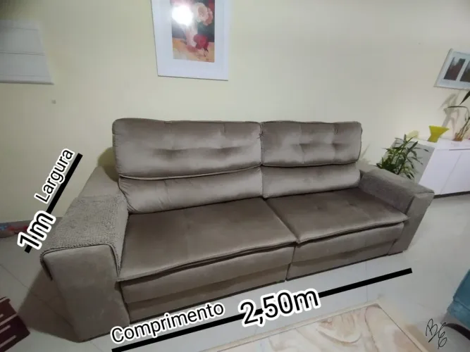 Sofá modular retrátil + tapete moderno geométrico (ótimo estado) <br>