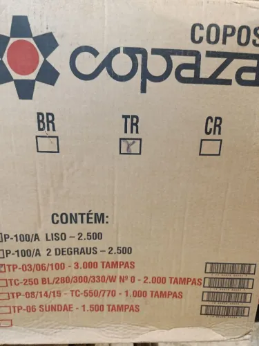 Tampa Copaza TP 03/06/100 com 3 mil
