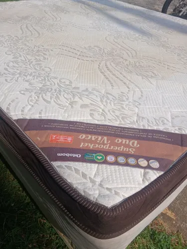 Colchão Ortobom king ? cama entrego aceito cartão