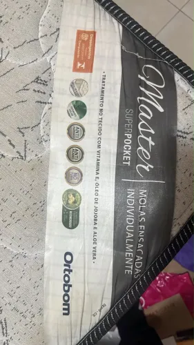 Colchão e Base Ortobom Master  Molas ensacadas individuais 