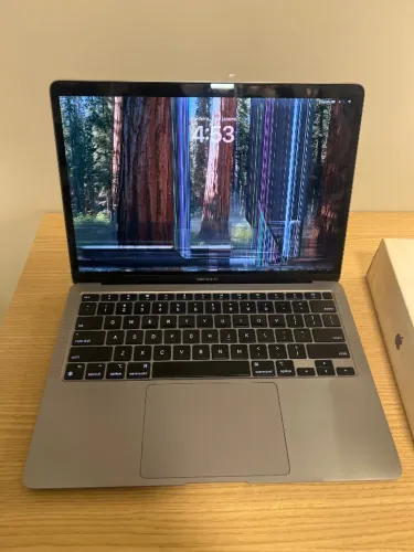  MacBook Air M1 2020 (A2337) - Tela/Display danificado - Funciona