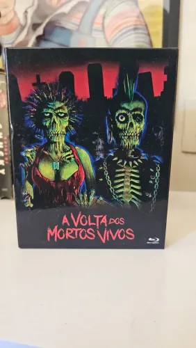 Box A volta dos Mortos Vivos Blu-ray e Dvd 4 discos 