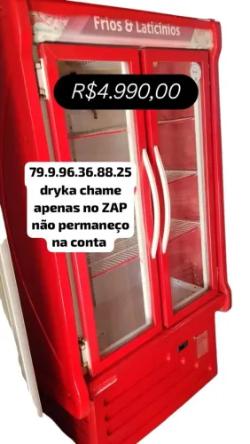Expositor duas portas auto serviço 