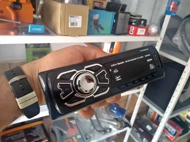 Radio Automotivo FirstOption Bluetooth,Aux,Cartão e Pen Drive Novo