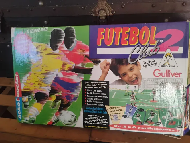 Brinquedo antigo anos 80 Gulliver futebol