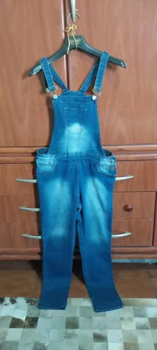 Macacão Jeans Feminino Zig-Nit Tamanho 44 - Lindo E Confortável