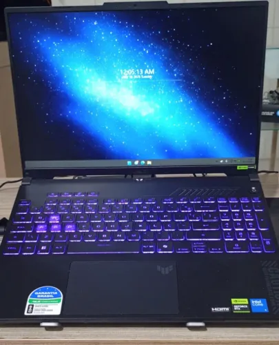 Notebook ASUS TUF F16 (RTX 4050, 16GB, SSD 512GB) - Oportunidade!