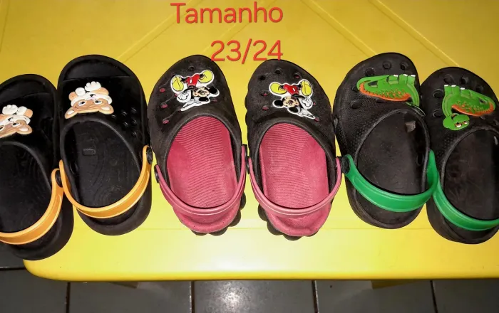 Sandálias  crocs para menino