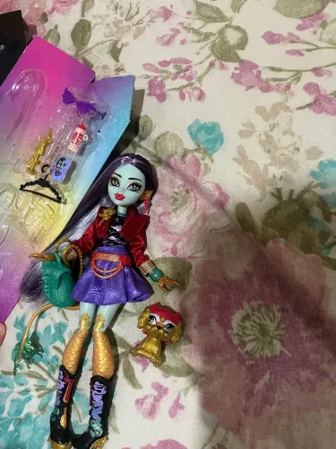 Boneca monster high g3 jina fire completa!