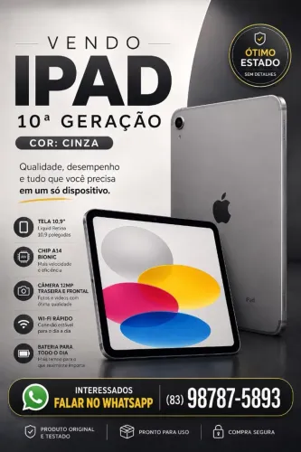 Ipad 10° geração 128gb