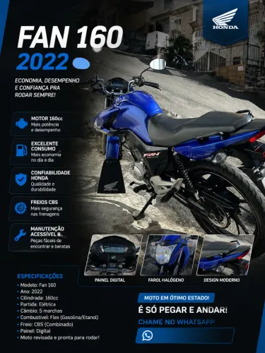 Vendo cg fan 160 2022