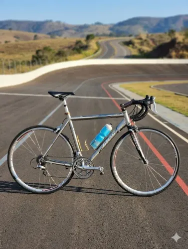 Bike Speed Gios Road Pro - Shimano 20v - Garfo Aero - Rodas Vzan Spin<br>
