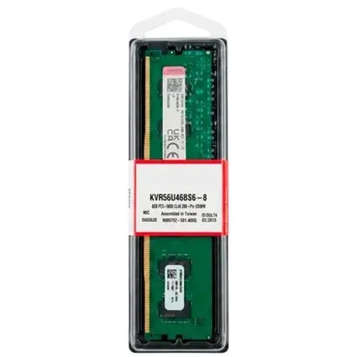 Memória RAM DDR5 - 8GB - 5600MHz - Kingston - LACRADA