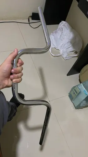 Guidão Cg Cargo Fan Titan 160 Com Peso Cromado Honda