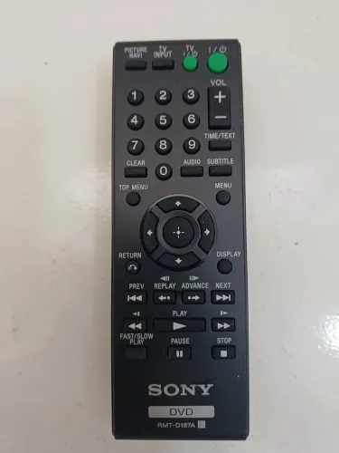 controle remoto Sony RMT-D187ADVD e CD original 