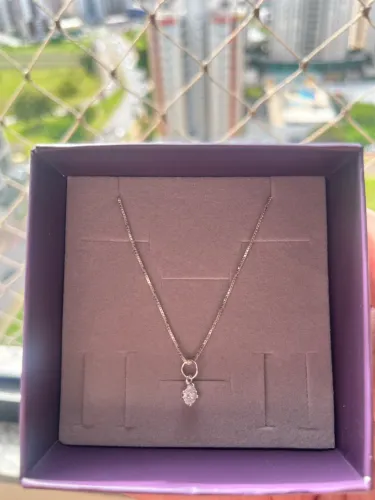 Cordão de prata feminino Rommanel