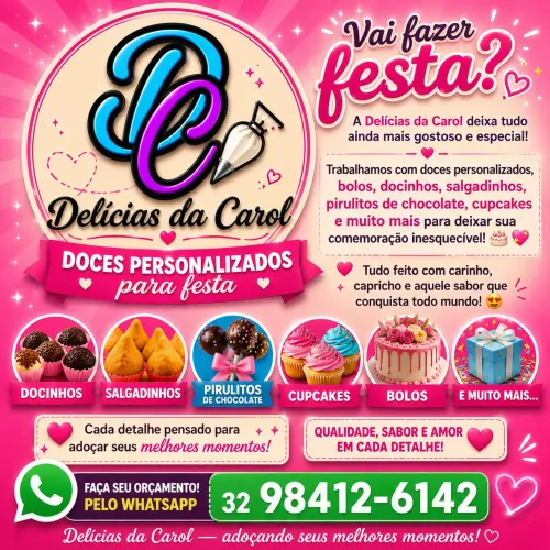 ? Delícias da Carol - Doces Personalizados para sua Festa! ?