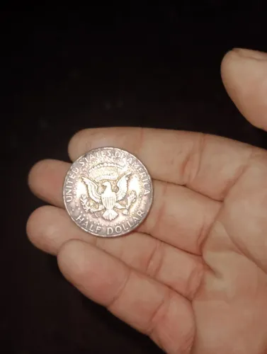 moeda dólar 1964 prata 