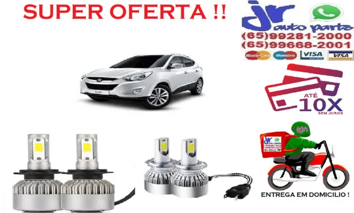 Lampada Ultra LED (baixa) Hyundai Ix 35 6000K 12V 24V