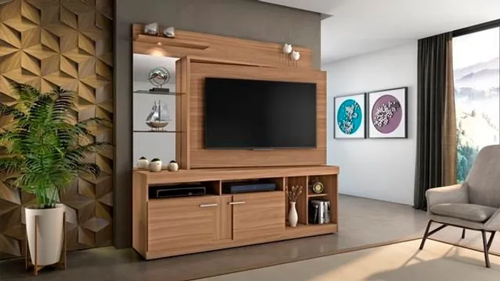 Sala home rack bancada estante 