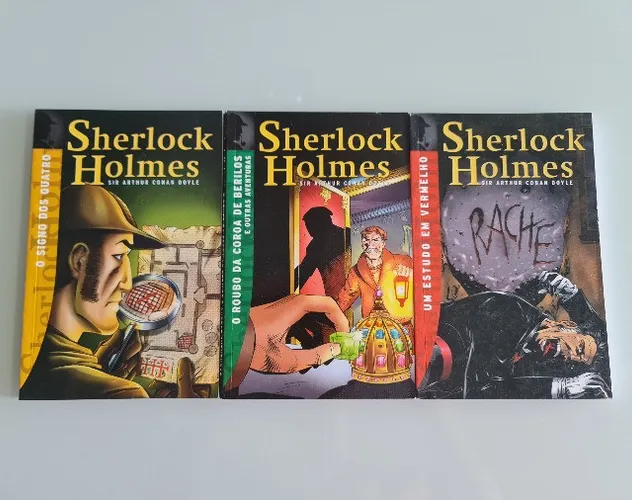 Coleção Livros Sherlock Holmes (3 Livros) - Arthur Conan Doyle