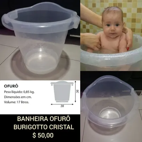 Banheira burigotto e acessórios bebê 