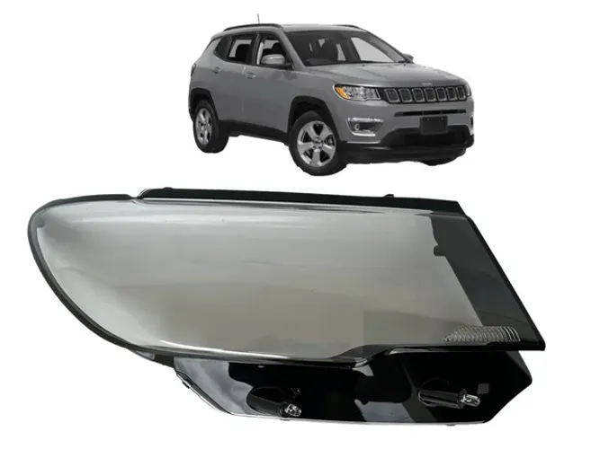 Lente Farol Direito Jeep Compass 2017 2018 2019 2020 e 2021